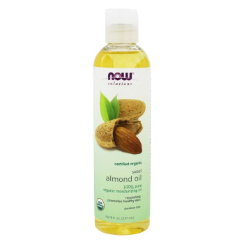 Now Foods, Solutions, Organic Sweet Almond Oil - 8 fl oz (237 ml)