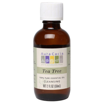 Aura Cacia, 100% Pure Essential Oil, Tea Tree - 2 fl oz (59 ml)