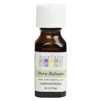 Aura Cacia, 100% Pure Essential Oil, Peru Balsam- 0.5 fl oz (15 ml)