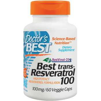 Doctor's Best, Trans-Resveratrol 100, 100 mg - 60 Veggie Caps