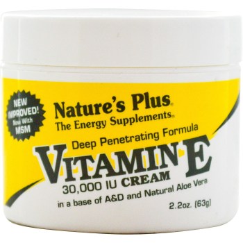 Nature's Plus, Vitamin E Cream, 30,000 IU - 2.2 oz (63 g)