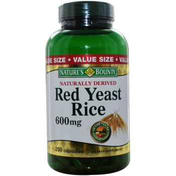 Nature's Bounty, Red Yeast Rice, 600 mg - 250 Capsules