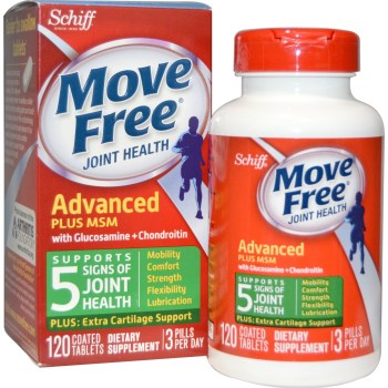 Schiff, Move Free Joint Health, Glucosamine Chondroitin Plus MSM - 120 Coated Tablets