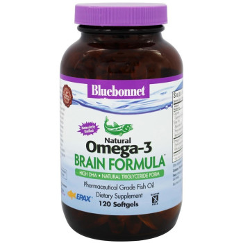 Bluebonnet Nutrition, Natural Omega-3 Brain Formula - 120 Softgels