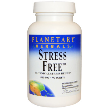 Planetary Herbals, Stress Free, Stress Free, 810 mg - 90 Tablets