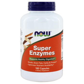 Now Foods, Super Enzymes - 180 Capsules