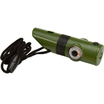 SE, CCH7-1G 7-IN-1 Survival Whistle in Green