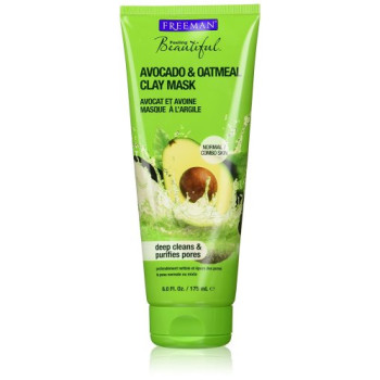 Freeman Beauty, Avocado & Oatmeal Facial Clay Mask - 6 oz.