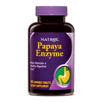 Natrol, Papaya Enzyme - 100 Chewable Tablets