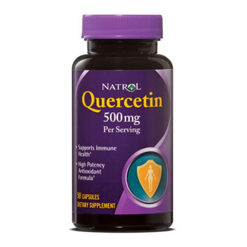 Natrol, Quercetin, 500 mg, Capsules - 50 Capsules