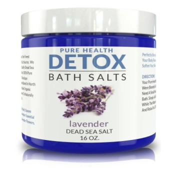 My Diet Chef Detox, Bath Salts. Special Blend of Dead Sea Salt, Lavender, and Coconut Oil -16 oz.