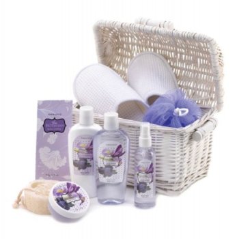 Blueberry, Scented Bath and Body Basket Set