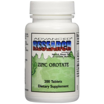 Advanced Research, Zinc Orotate 9.5 mg. - 200 Tablets