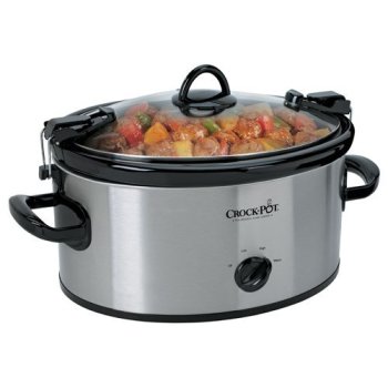 Crock-Pot, SCCPVL600-R Cook' N Carry 6-Quart Oval Manual Portable Slow Cooker