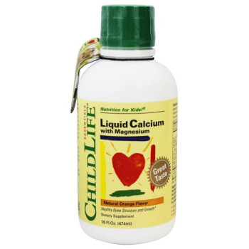 ChildLife, Liquid Calcium with Magnesium Natural Orange Flavor - 16 oz. (474 ml)