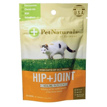 Pet Naturals, Hip and Joint Supplement Chews for Cats - 30 Count