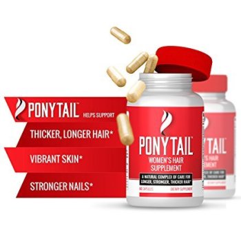 Ponytail, Ponytail Women's Hair Growth Vitamins with ...