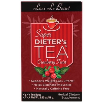 Natrol, Laci Le Beau, Super Dieter's Tea, Cranberry Twist, 30 Tea Bags - 2.85 oz (81 g)