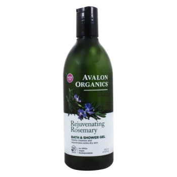 Avalon Organics, Bath & Shower Gel, Rosemary - 12 fl. oz. (355 ml)