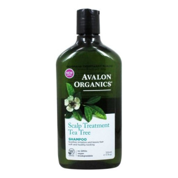 Avalon Organics, Tea Tree Scalp Treatment Shampoo with Beta Glucan - 11 fl oz (325 ml)