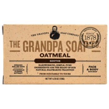 Grandpa's, Face & Body Bar Soap, Oatmeal - 4.25 oz. (120 g)
