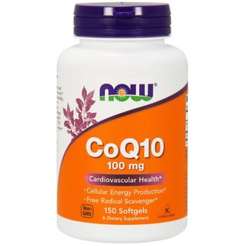 Now Foods, CoQ10, 100 mg - 150 Softgels