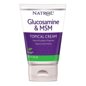 Natrol, MSM with Glucosamine Creme - 4 fl oz