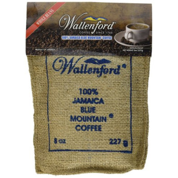 WECC, Jamaica Blue Mountain Coffee, Whole Bean - 8 oz.