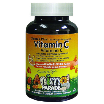 Nature's Plus, AP Vitamin C Chewable Tablets - 90 Count