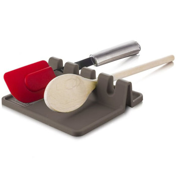 Tomorrow's Kitchen, Silicone Utensil Rest - Grey