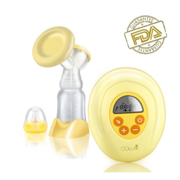 QQCT, Innovative Electric Single Comfort Breastmilk Pump - Yellow