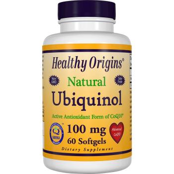 Healthy Origins, Natural Ubiquinol, Kaneka QH, 100 mg - 60 Softgels