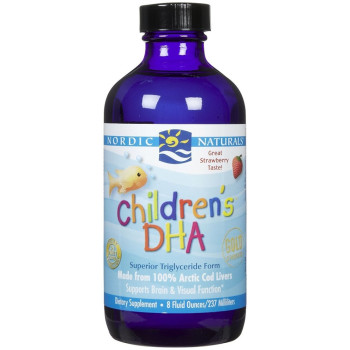 Nordic Naturals, Children's DHA, 530 mg, Strawberry - 8 fl oz (237 ml)