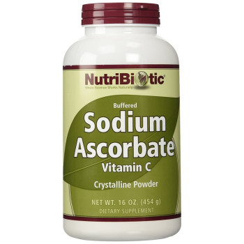 NutriBiotic, Buffered Sodium Ascorbate, Vitamin C, Crystalline Powder - 16 oz (454 g)