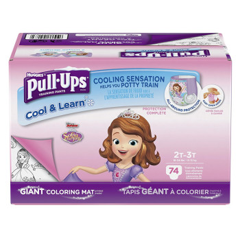 Pull-Ups, Cool & Learn Potty Training Pants for Girls, (Size: 2T~3T)