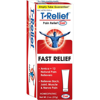 MediNatura, T-Relief, Arnica+12, Pain Relief Gel - 2 oz (57 g)