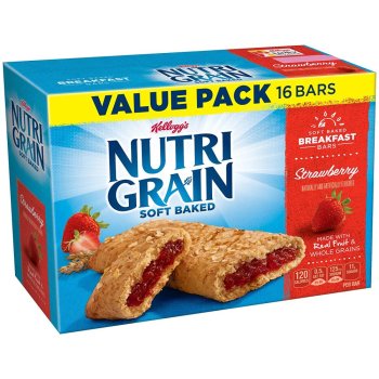Kellogg's, Nutri-Grain Bars Strawberry, 16 bars - 20.8 oz (592 g)