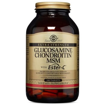 Solgar, Glucosamine Chondroitin MSM With Ester-C - 180 Tablets