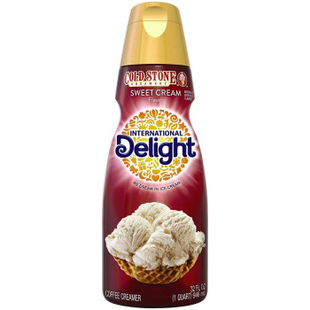 International Delight, Cold Stone Creamery Sweet Cream Coffee Creamer, Quart - 32 oz