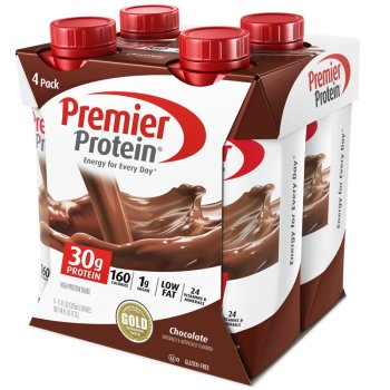 Premier Protein, 30g Protein Shakes, Chocolate - 11 oz, 4 Count