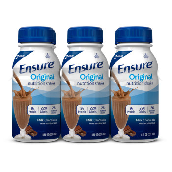 Ensure, Original Nutrition Shake, Milk Chocolate, 6 Count - 8 oz (237 g) each