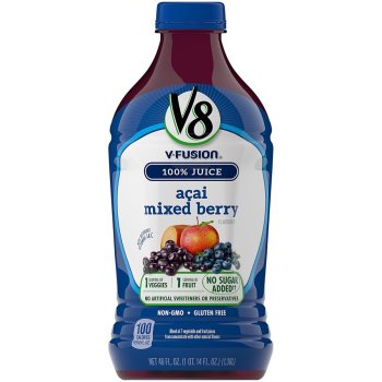 Campbell's, V8 V-fusion, Acai Mixed Berry - 46 Ounce (1.36 Liter)