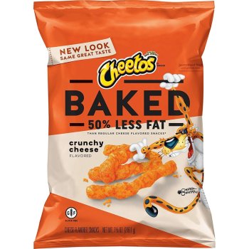 Cheetos, Oven Baked Crunchy Cheese Flavored Snacks - 7.65 oz (216.1 g)