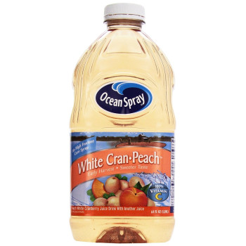 Ocean Spray, Juice Drink, White Cranberry Peach - 64 oz (1.89 Liter)