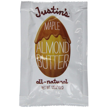 Justin's Nut Butter, Maple Almond Butter, 10 Squeeze Packs - 1.15 oz (32 g) Each