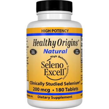 Healthy Origins, Seleno Excell, 200 mcg - 180 Tablets