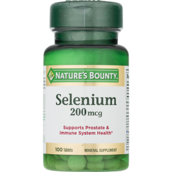 Nature's Bounty, Selenium, 200 mcg - 100 Tablets