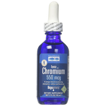 Trace Minerals Research, Ionic Chromium, 550 mcg - 2 oz (59 ml)