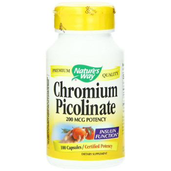 Nature's Way, Chromium Picolinate, 200 mcg - 100 Capsules