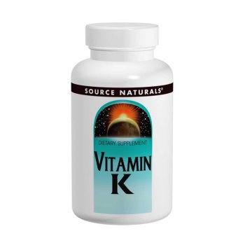 Source Naturals, Vitamin K, 500 mcg - 200 Tablets